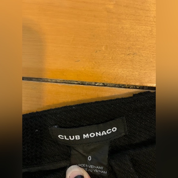Club Monaco textured black pants - Picture 9 of 10